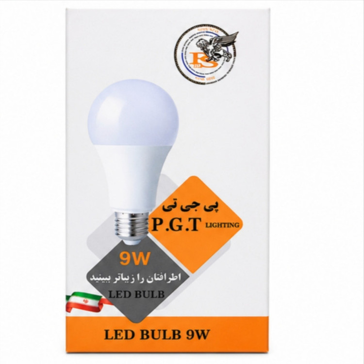 لامپ LED حبابی ۹ وات PGT