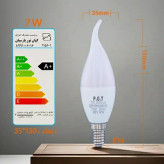 لامپ LED شمعی اشکی 7 وات PGT