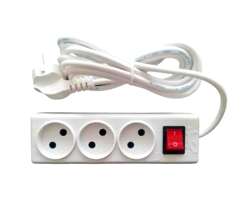 سیم سیار 3 خانه تیراژه با سیم 1،80