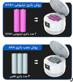 چراغ کمپی شارژی 80 وات